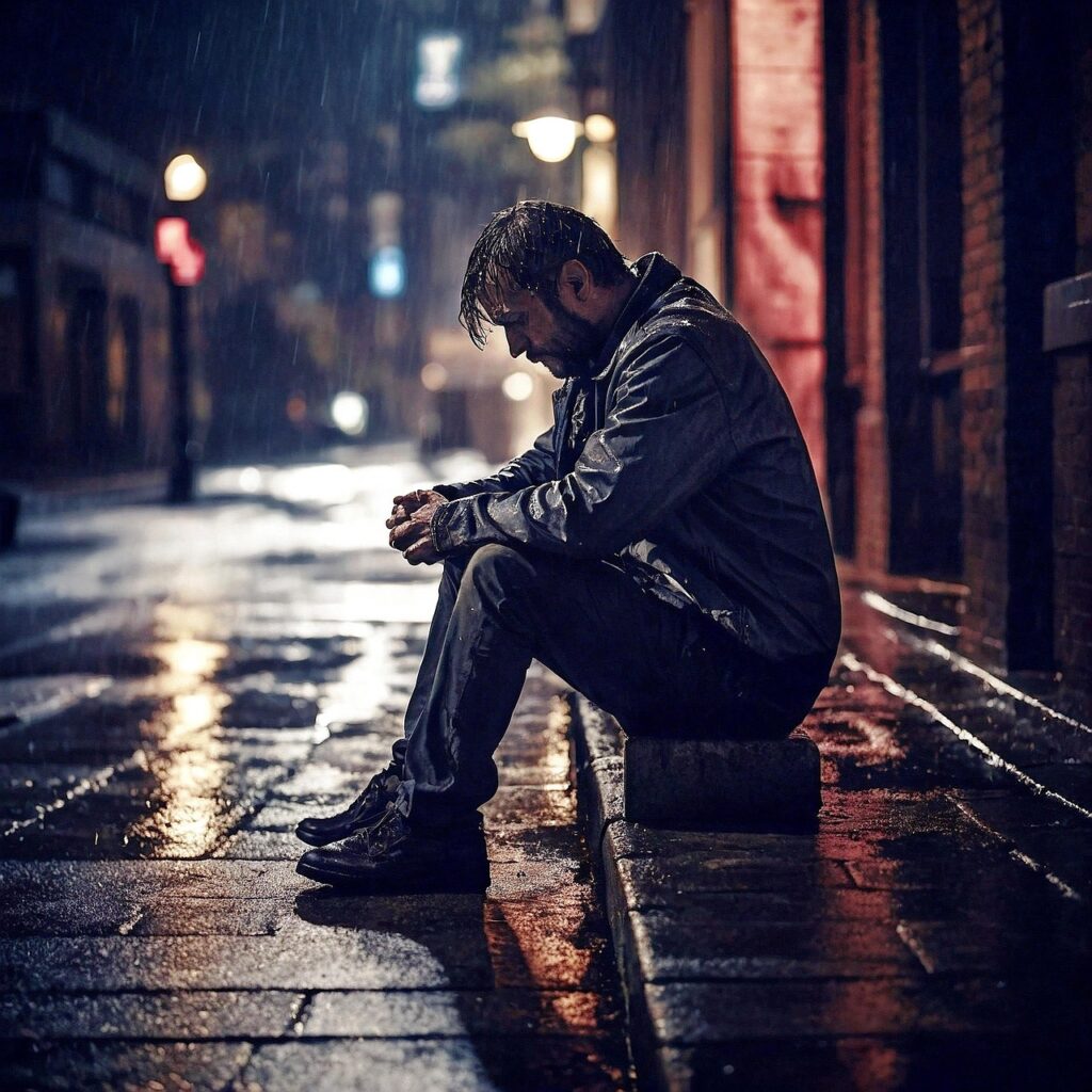 Suicidal man